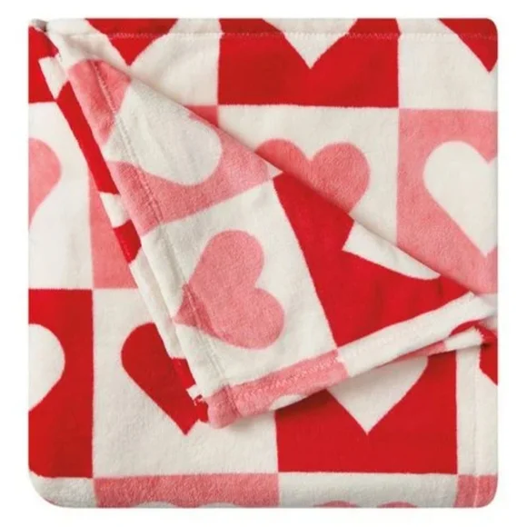SOLD ‼️Kirkton House Plush Valentine's Day Throw Blanket 50 x 70 - Picture 2 of 2